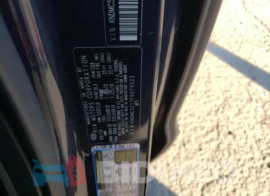 KNDMC5C17F6079523 Photo# 12