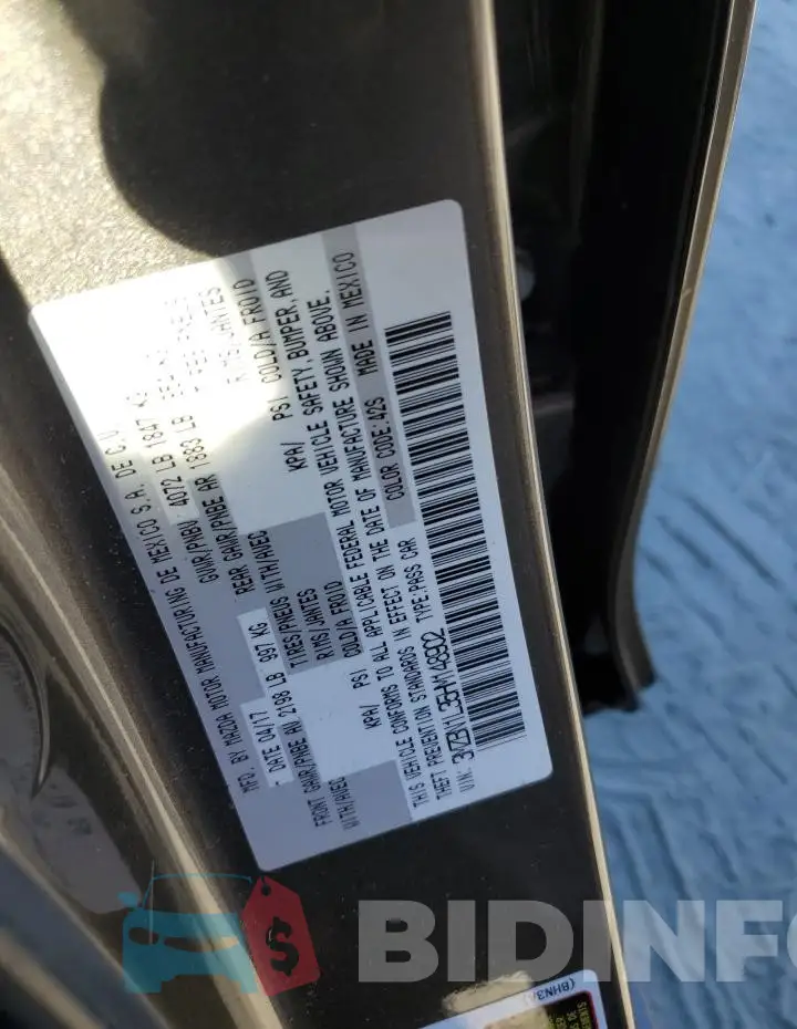 3MZBN1L35HM148902 Photo# 13