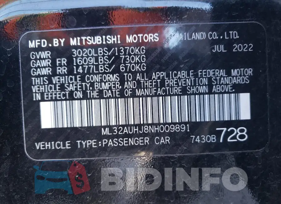 ML32AUHJ8NH009891 Photo# 12