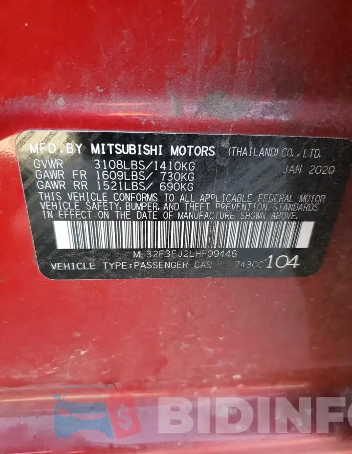 ML32F3FJ2LHF09446 Photo# 12