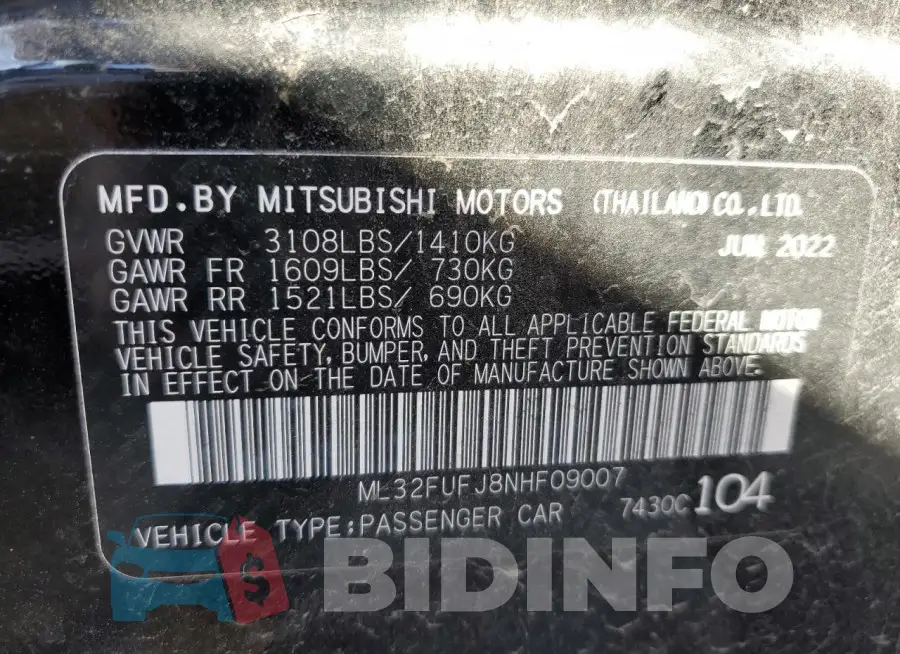 ML32FUFJ8NHF09007 Photo# 12
