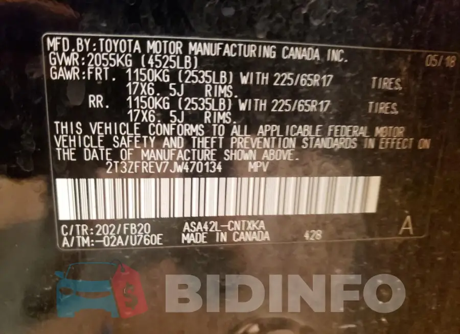 2T3ZFREV7JW470134 Photo# 14