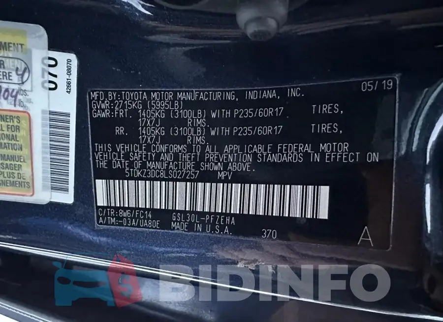 5TDKZ3DC8LS027257 Photo# 10