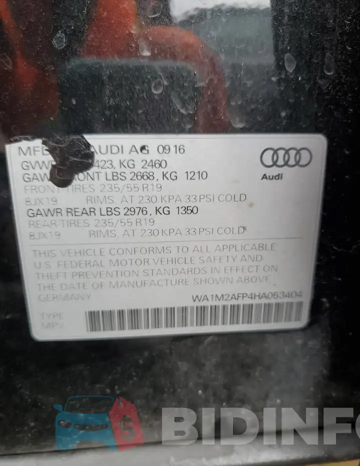 WA1M2AFP4HA053404 Photo# 13