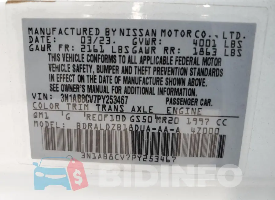 3N1AB8CV7PY253467 Photo# 12