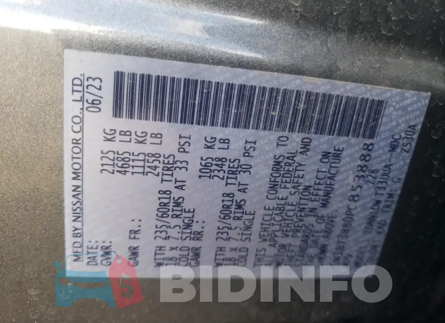 5N1BT3BB0PC853888 Photo# 12