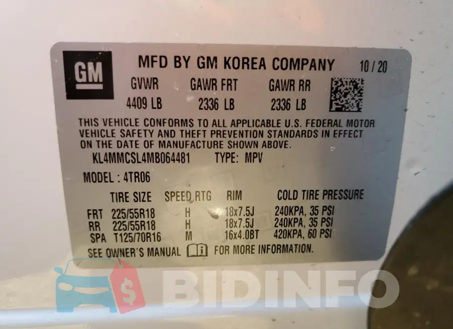 KL4MMCSL4MB064481 Photo# 12