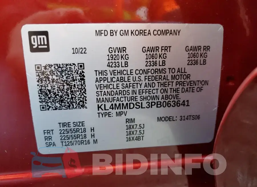 KL4MMDSL3PB063641 Photo# 12
