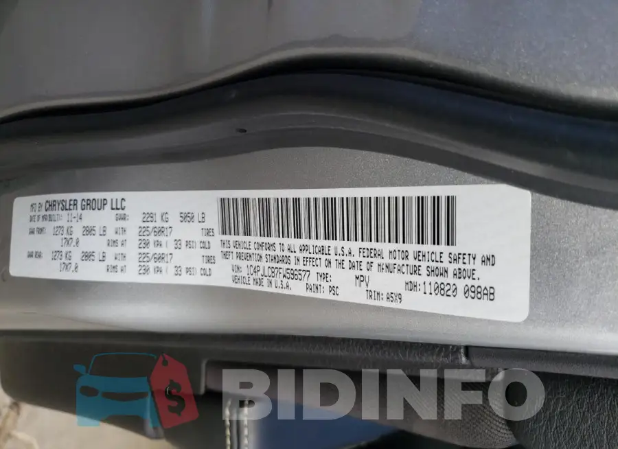 1C4PJLCB7FW596577 Photo# 12
