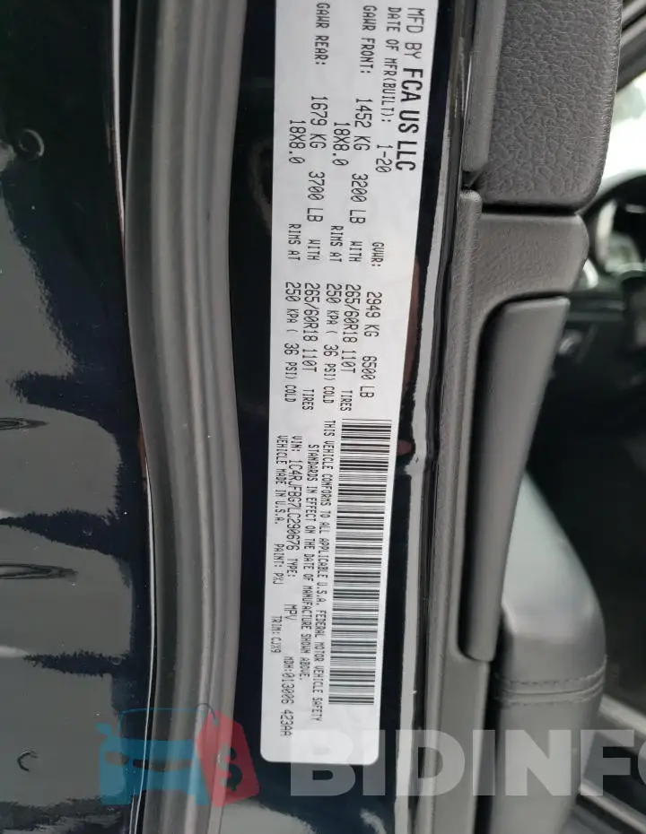 1C4RJFBG7LC290676 Photo# 13