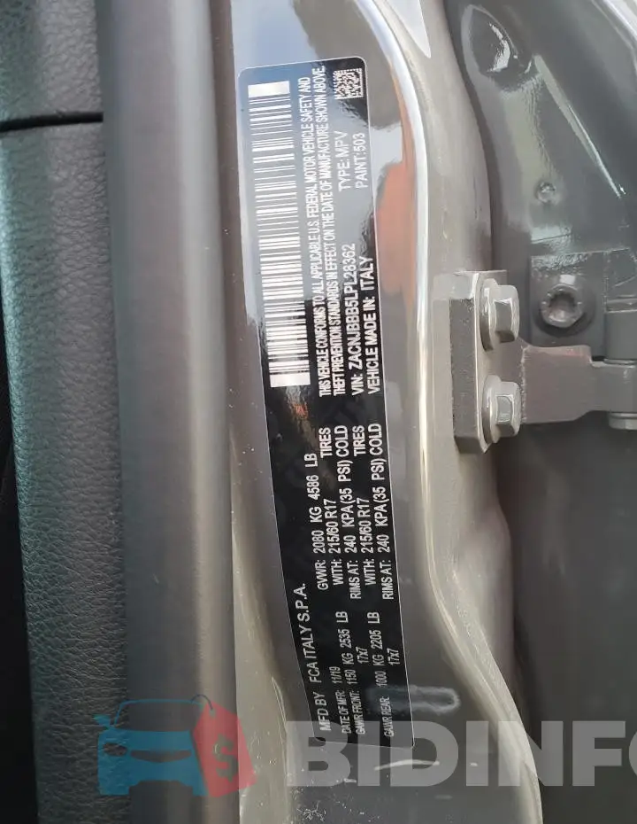 ZACNJBBB5LPL28362 Photo# 13