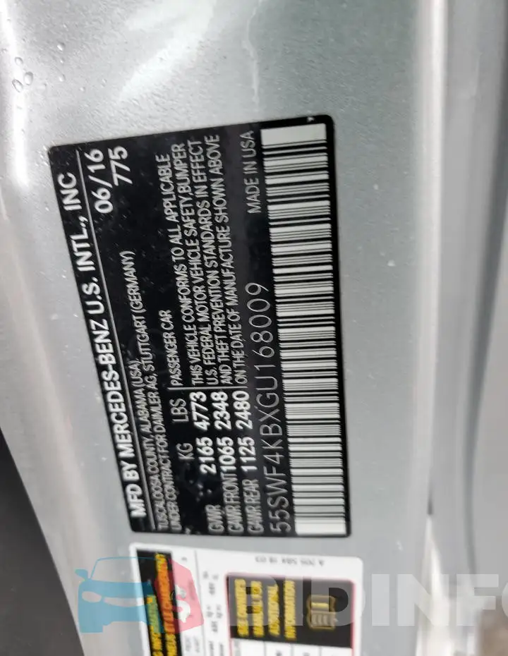 55SWF4KBXGU168009 Photo# 12