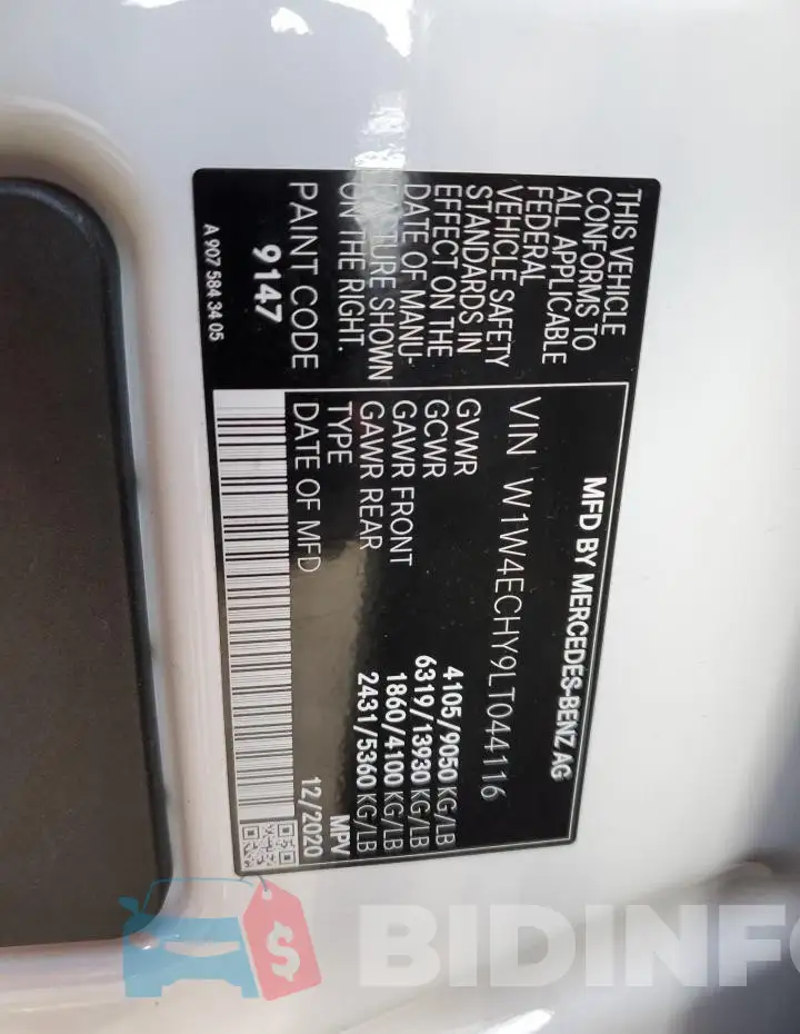 W1W4ECHY9LT044116 Photo# 13