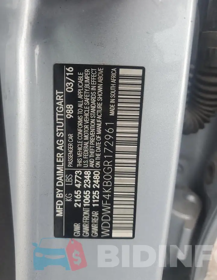 WDDWF4KB0GR172961 Photo# 12