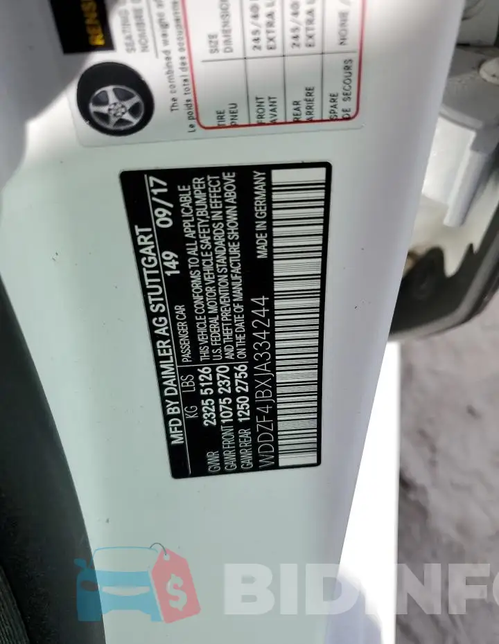 WDDZF4JBXJA334244 Photo# 12