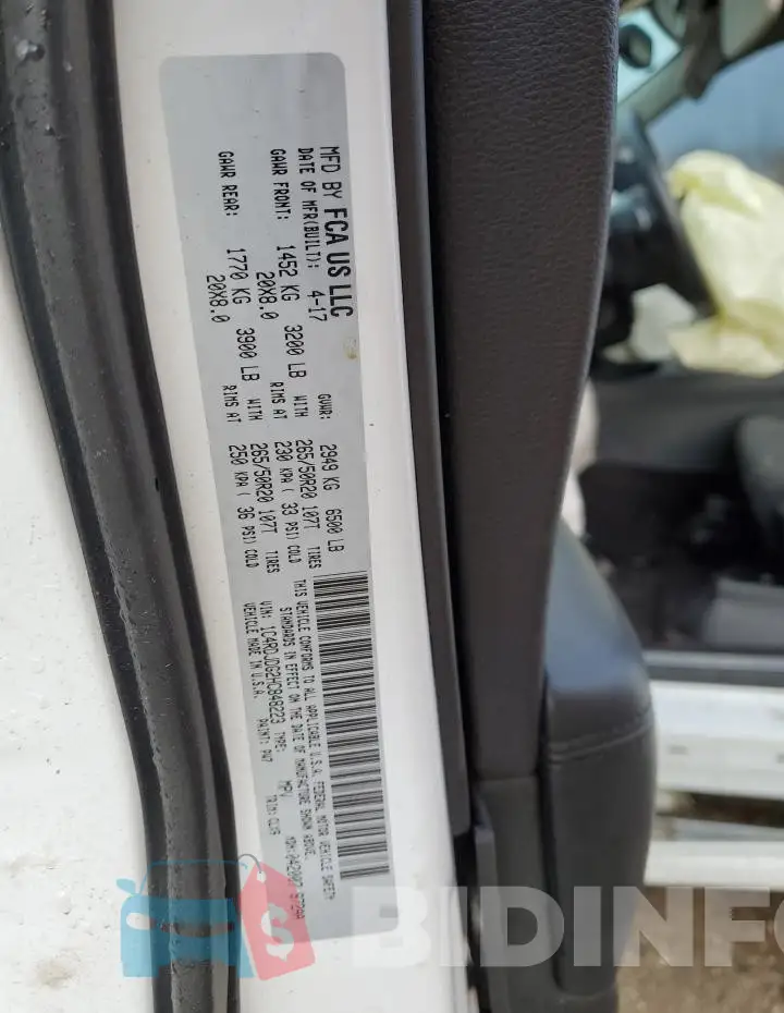 1C4RDJDG2HC848223 Photo# 14