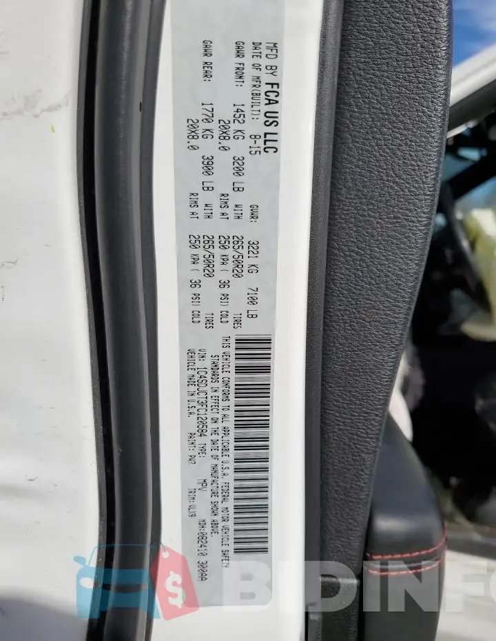 1C4SDJCT3FC120584 Photo# 13