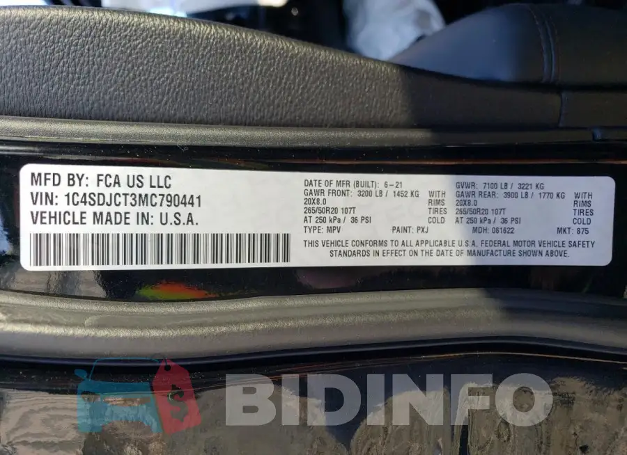 1C4SDJCT3MC790441 Photo# 13