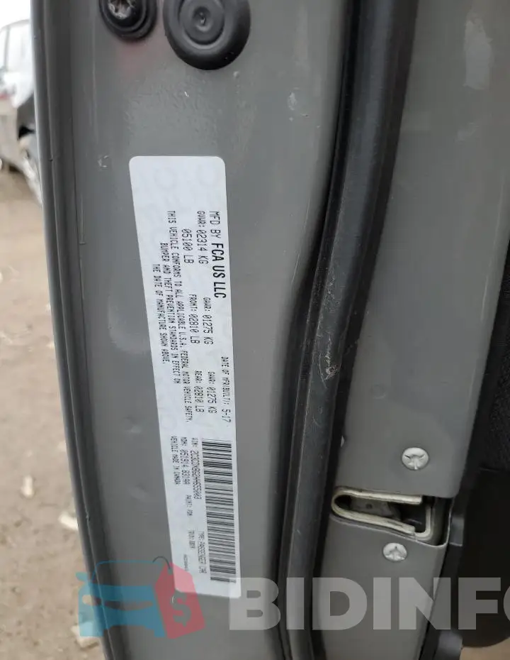 2C3CDXBG2HH655003 Photo# 12