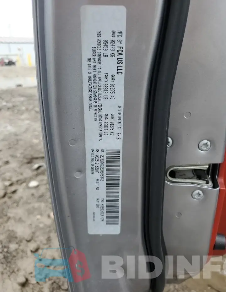 2C3CDXGJ2GH305342 Photo# 12