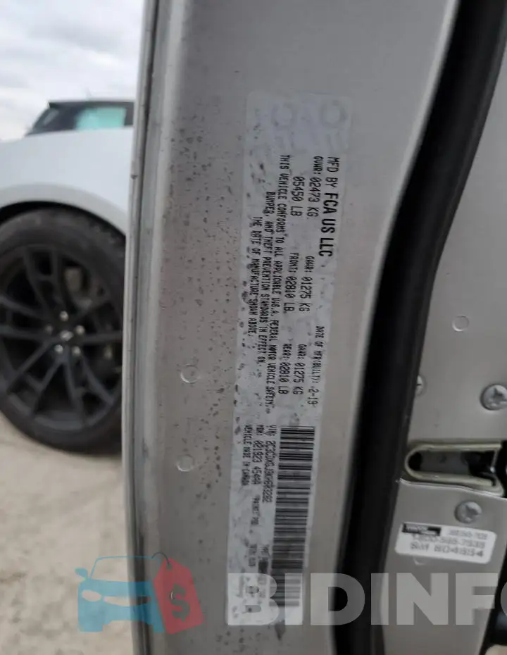 2C3CDXGJ9KH603282 Photo# 13