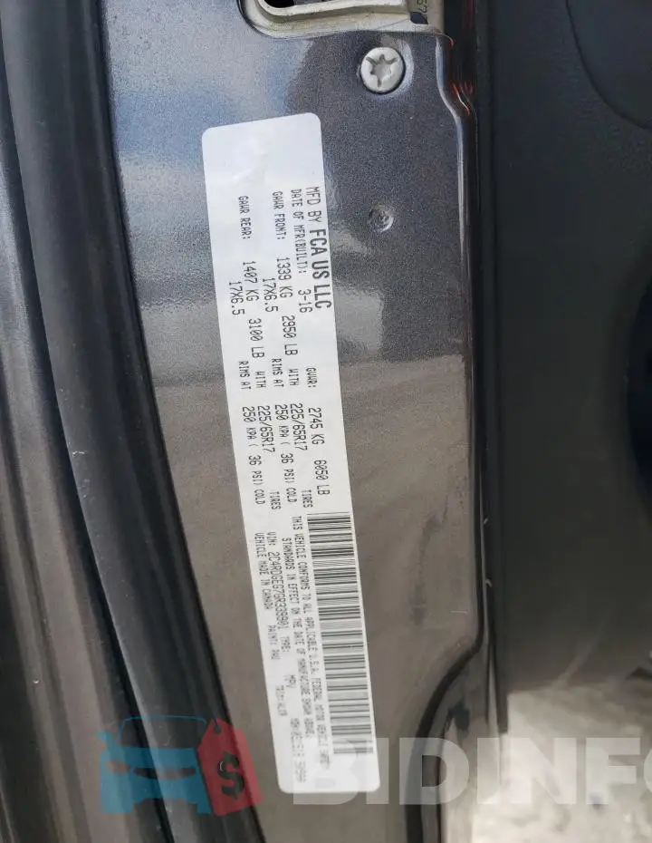 2C4RDGEG7GR339901 Photo# 13