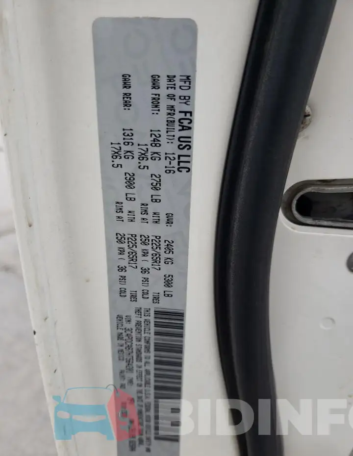3C4PDCAB7HT564201 Photo# 14
