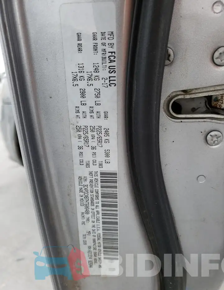 3C4PDCAB7HT606480 Photo# 14