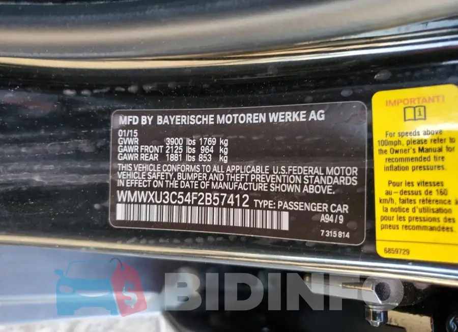 WMWXU3C54F2B57412 Photo# 12