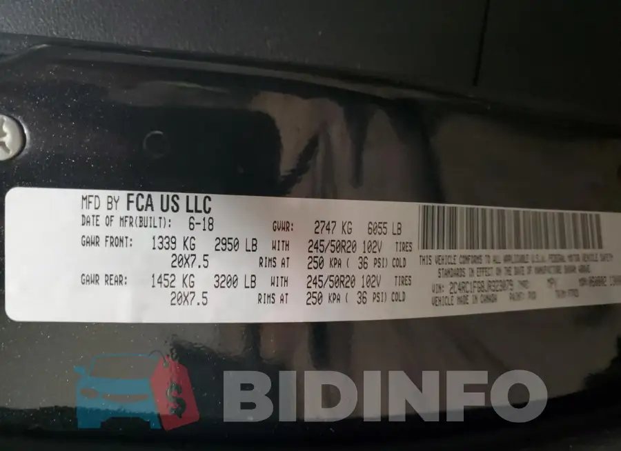 2C4RC1FG8JR323079 Photo# 13