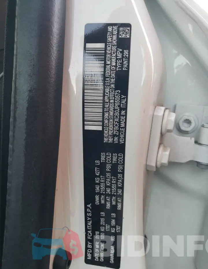 ZFBCFXCB0JP650573 Photo# 12