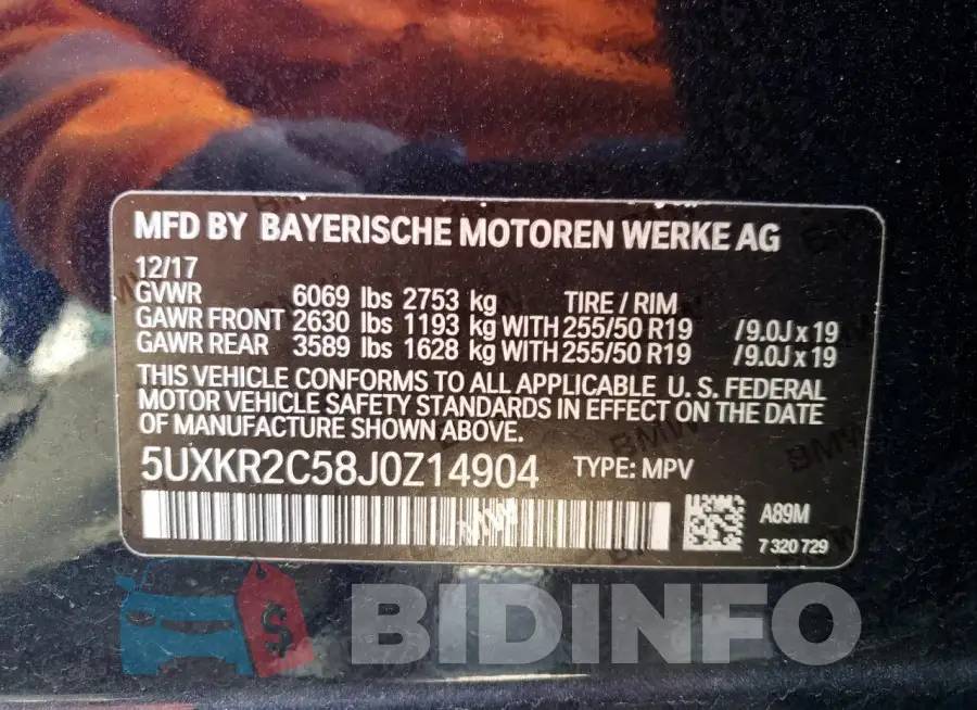 5UXKR2C58J0Z14904 Photo# 12