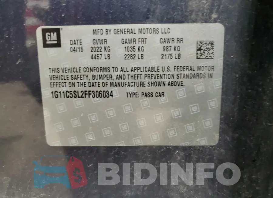 1G11C5SL2FF306034 Photo# 12