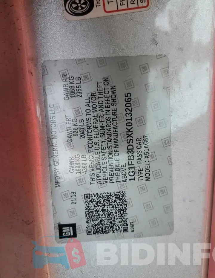 1G1FB3DSXK0132065 Photo# 12