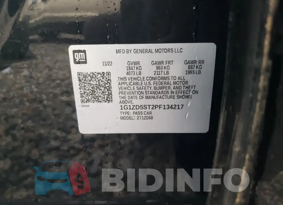 1G1ZD5ST2PF134217 Photo# 12