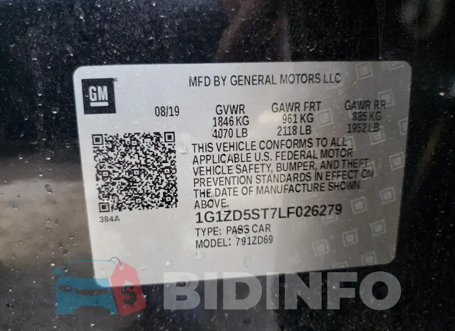 1G1ZD5ST7LF026279 Photo# 12