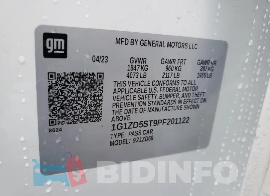 1G1ZD5ST9PF201122 Photo# 12