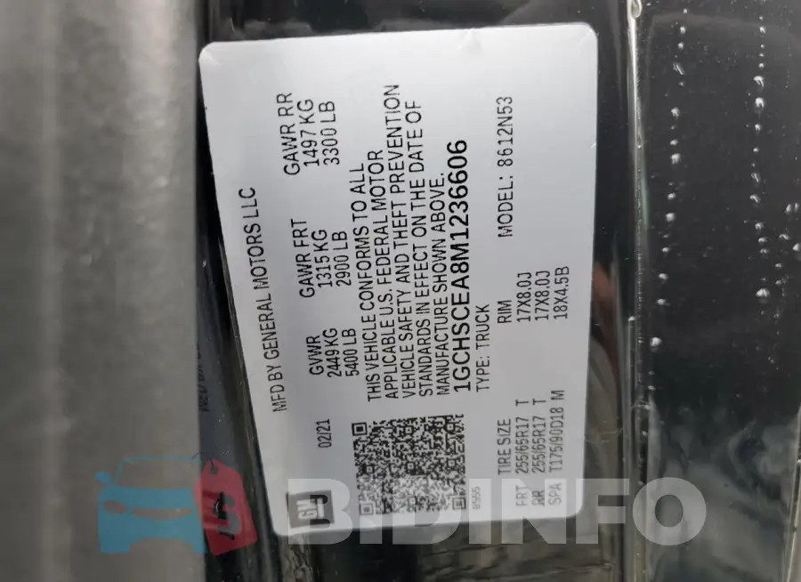 1GCHSCEA8M1236606 Photo# 12