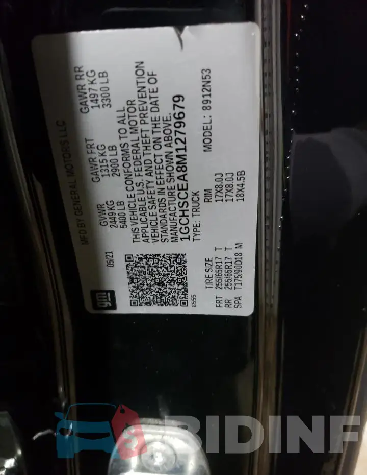1GCHSCEA8M1279679 Photo# 12