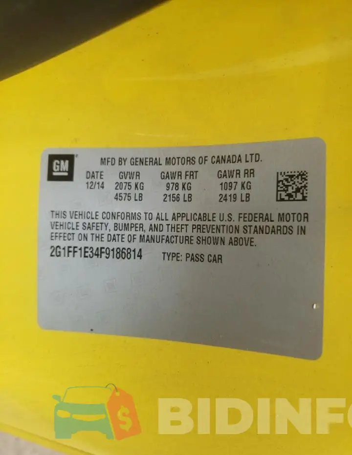 2G1FF1E34F9186814 Photo# 12