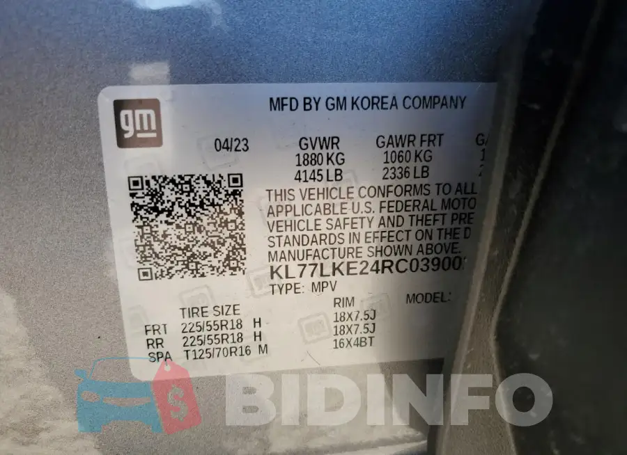 KL77LKE24RC039002 Photo# 13