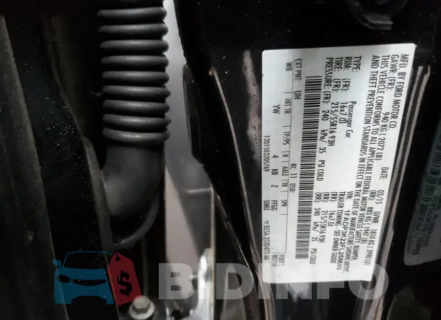1FADP3K22FL258689 Photo# 12