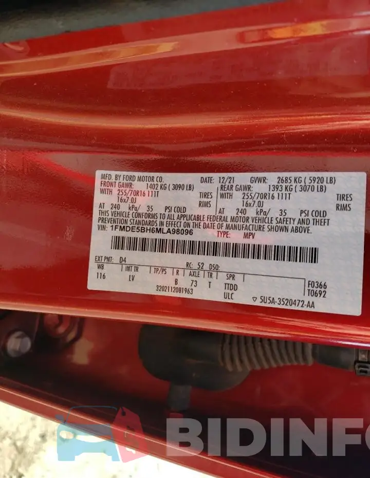 1FMDE5BH6MLA98096 Photo# 12
