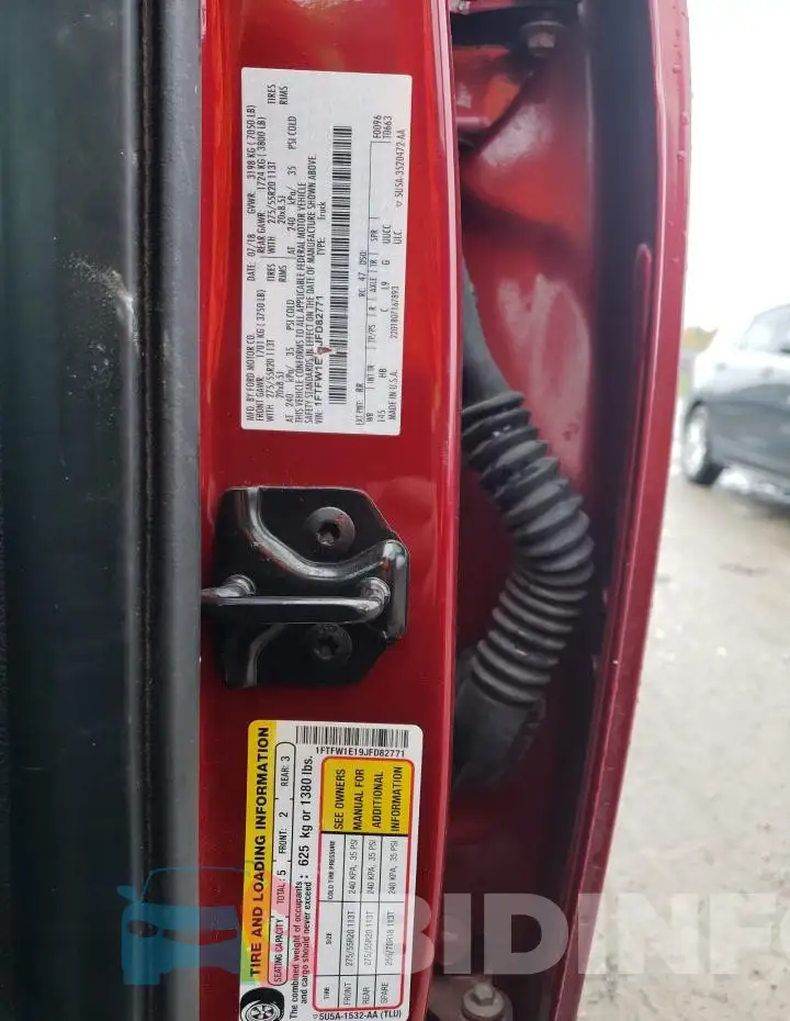 1FTFW1E19JFD82771 Photo# 12