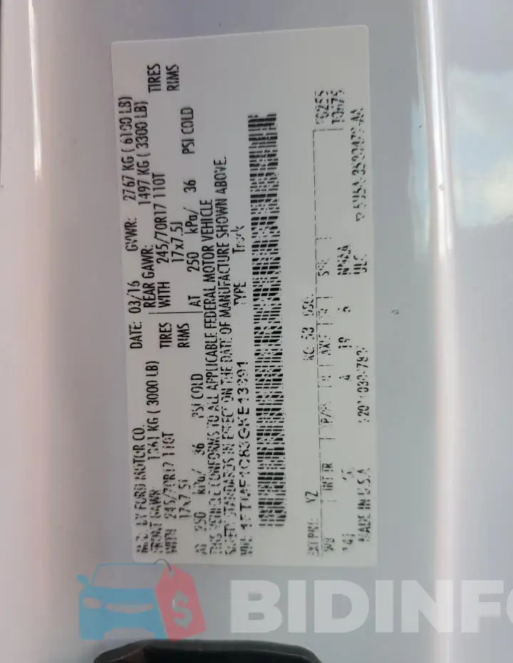 1FTMF1C83GKE13391 Photo# 12
