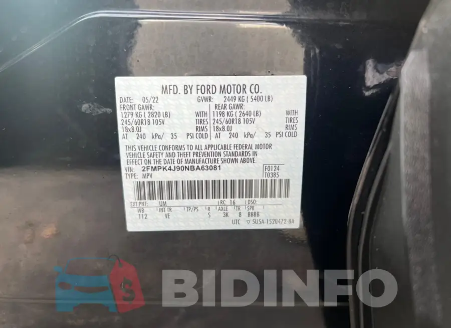 2FMPK4J90NBA63081 Photo# 10