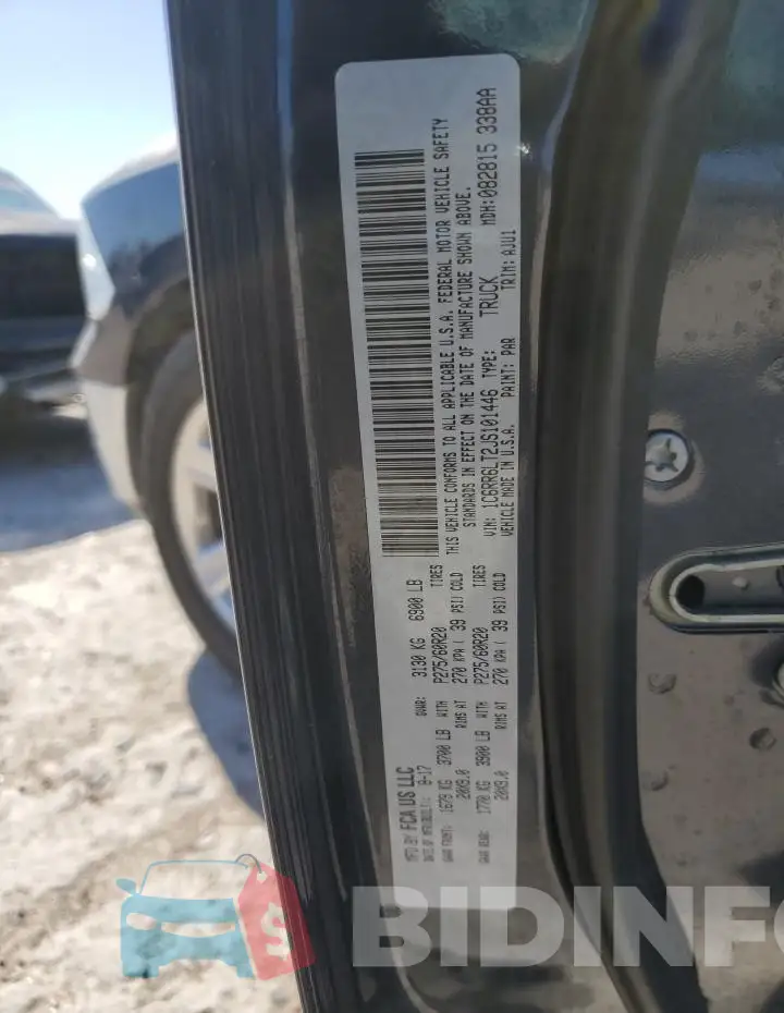 1C6RR6LT2JS101446 Photo# 12