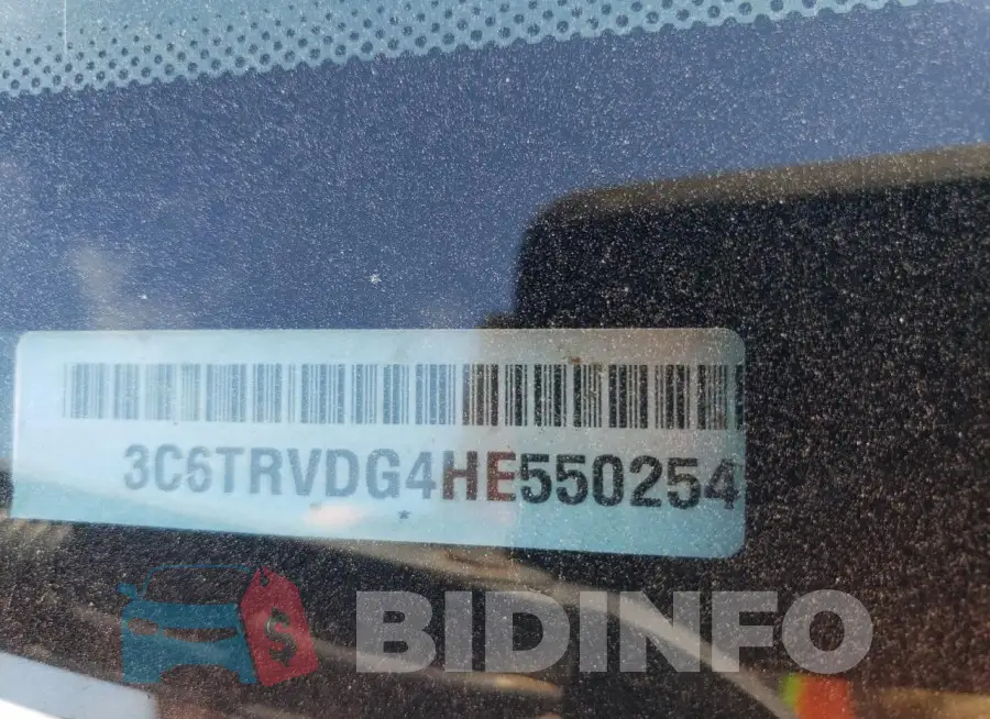 3C6TRVDG4HE550254 Photo# 13