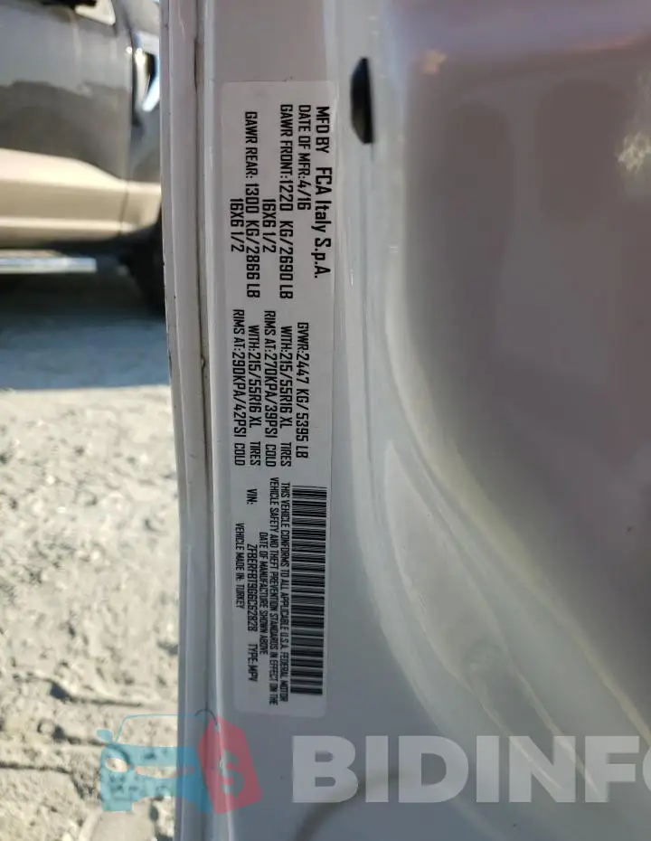 ZFBERFBT9G6C62828 Photo# 13