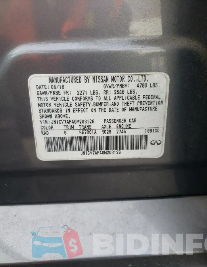 JN1CV7AP4GM203126 Photo# 12